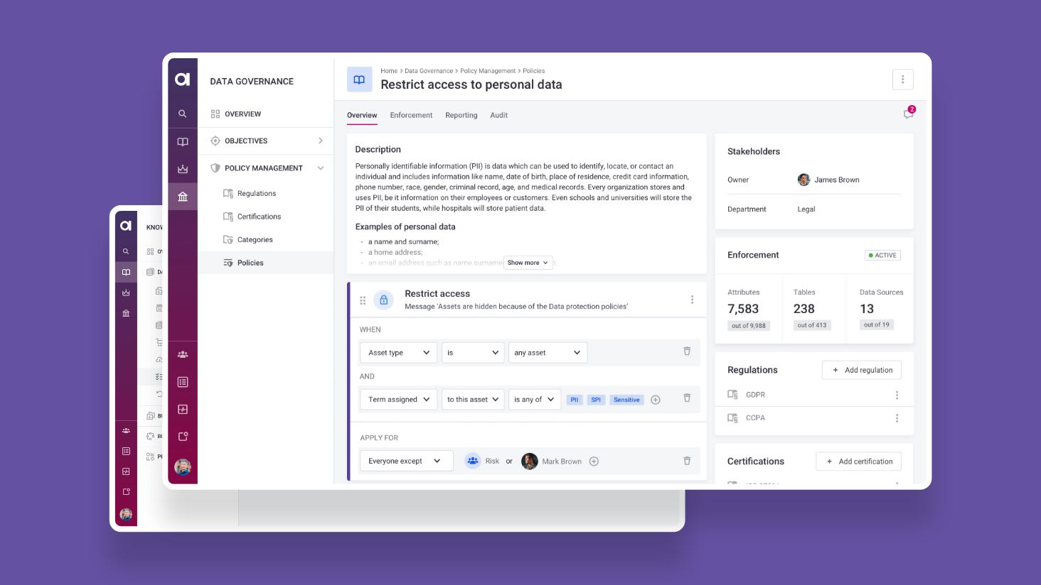 Data Catalog and Data Governance