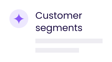 customer segments